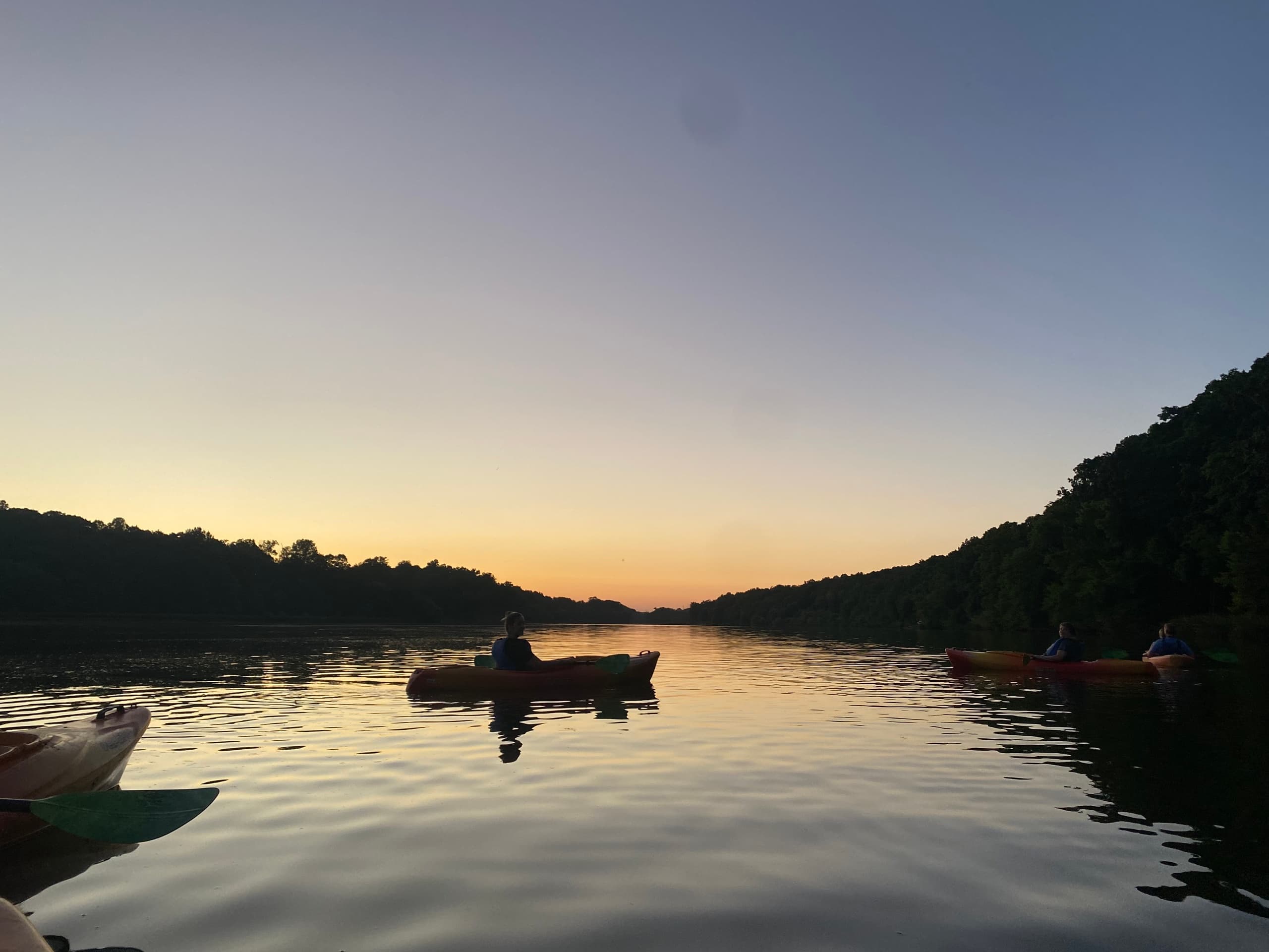Night Paddles on Saxapahaw Lake: Sunset, Moonlight & Starlight Guided Kayak Tours photo 4