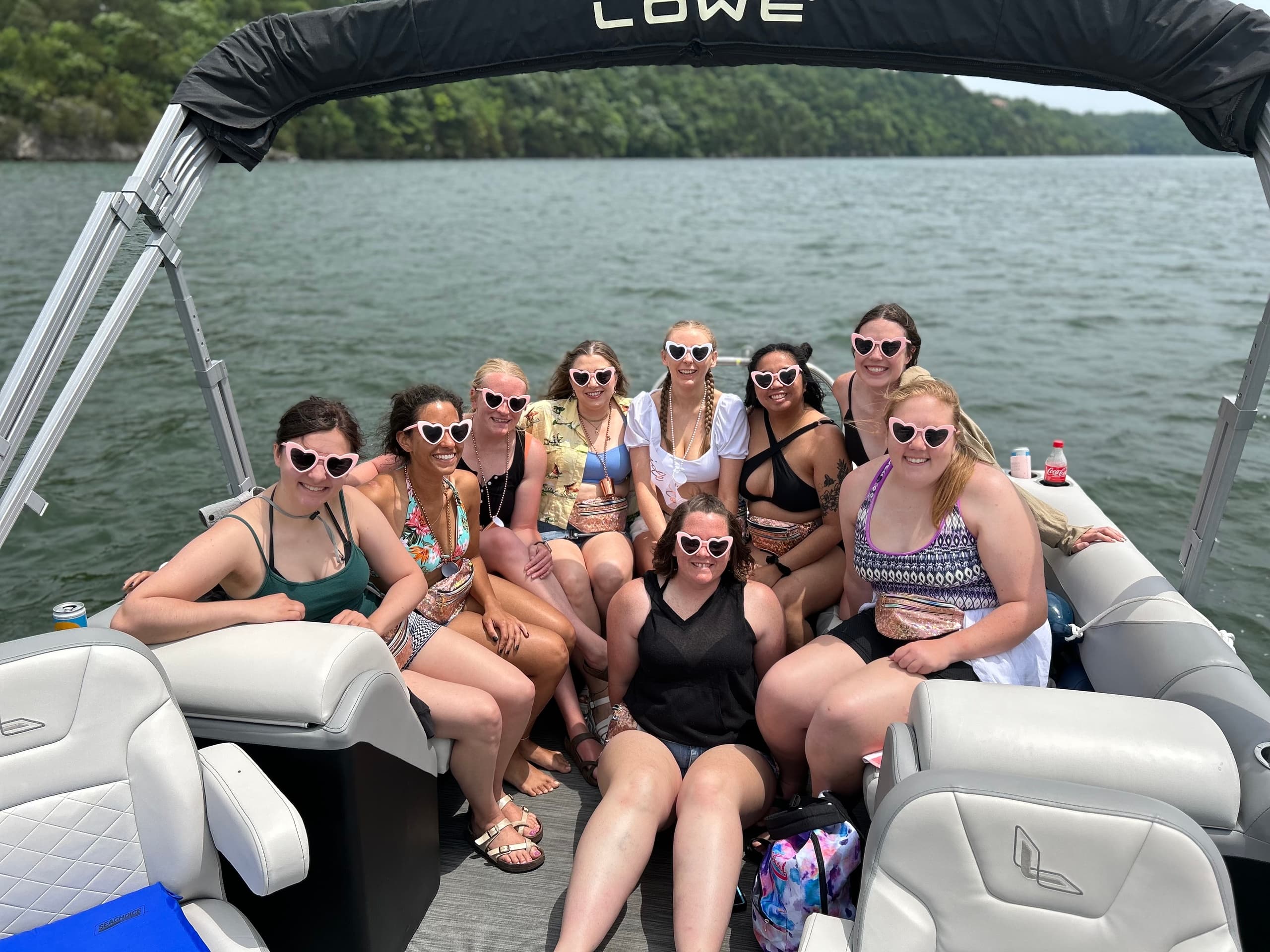 Tritoon Boat Rental at Breakaway on Lake of the Ozarks