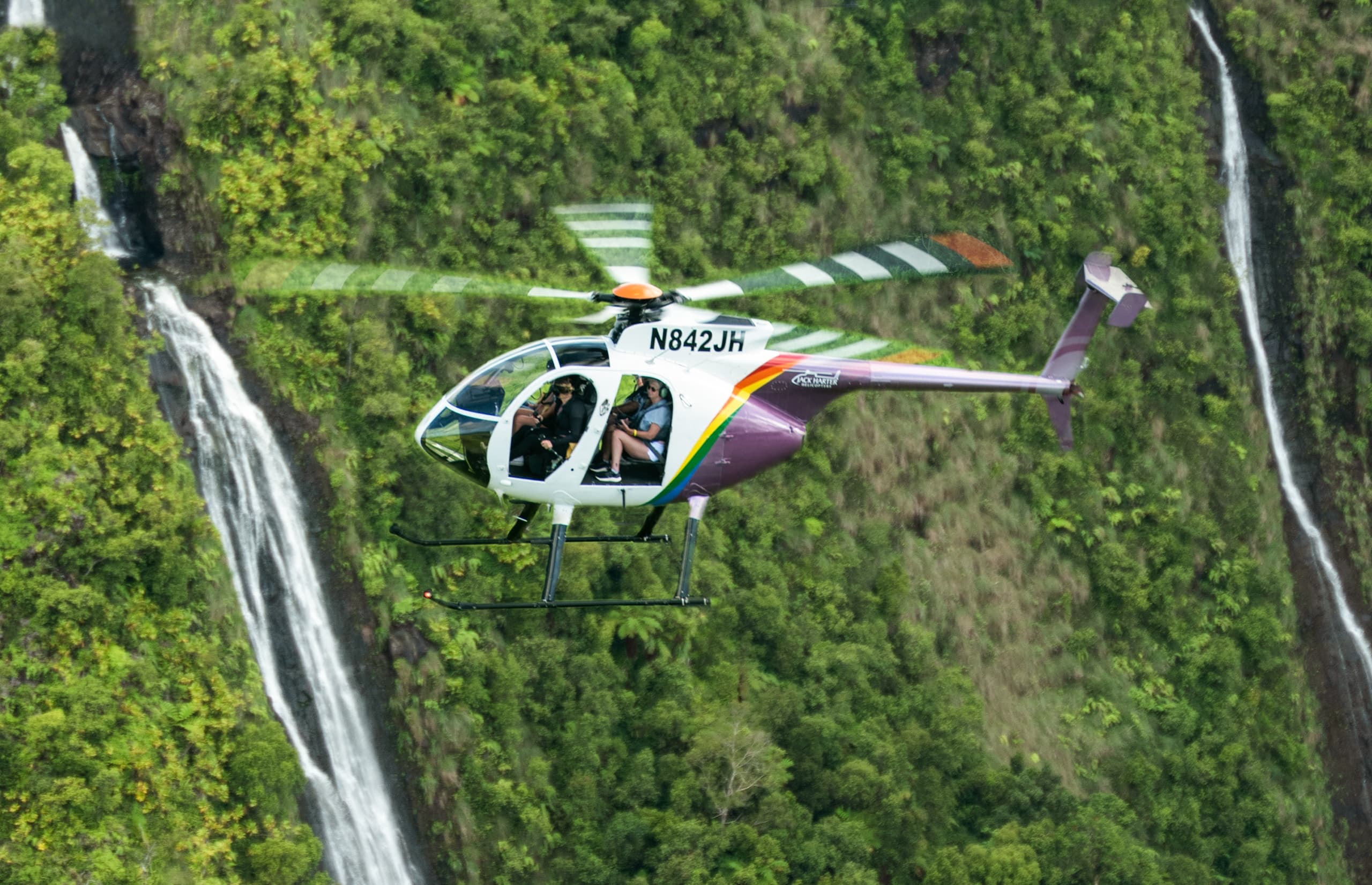 Doors-Off MD500 Helicopter Tour with Jack Harter Helicopters in Kauai