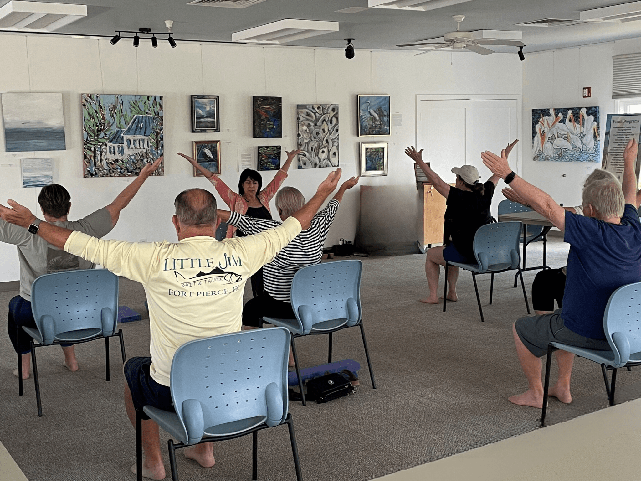 Outdoor Wellness: Chair Yoga at Environmental Learning Center