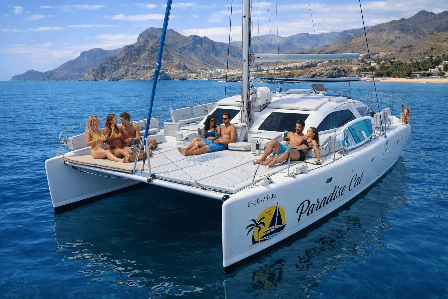Private Catamaran Excursion on Gran Canaria: Paradise Cat from Pasito Blanco
