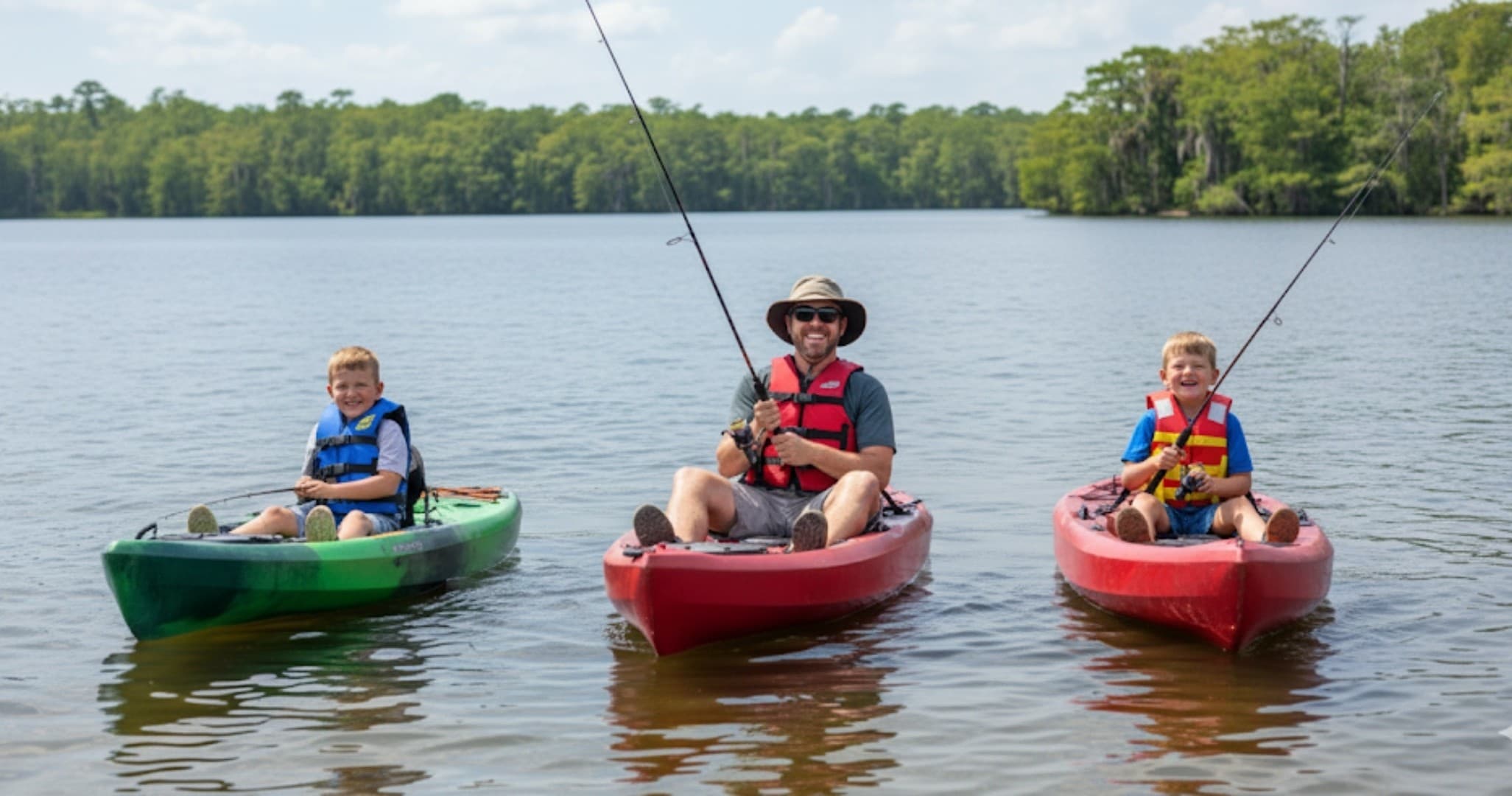 Silver Springs Kayak and Fishing Rentals fleet