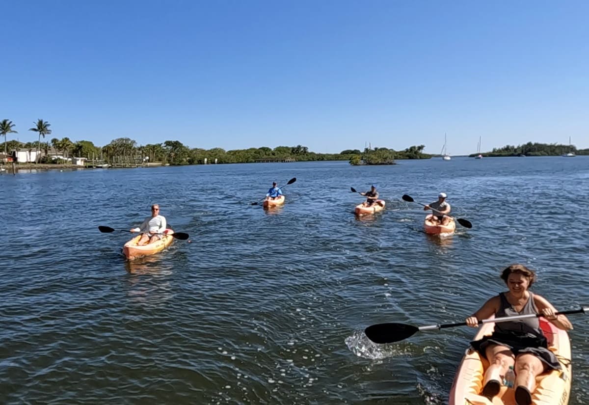 Calm Kayaking at Round Island with Vero Tackle & Watersports
