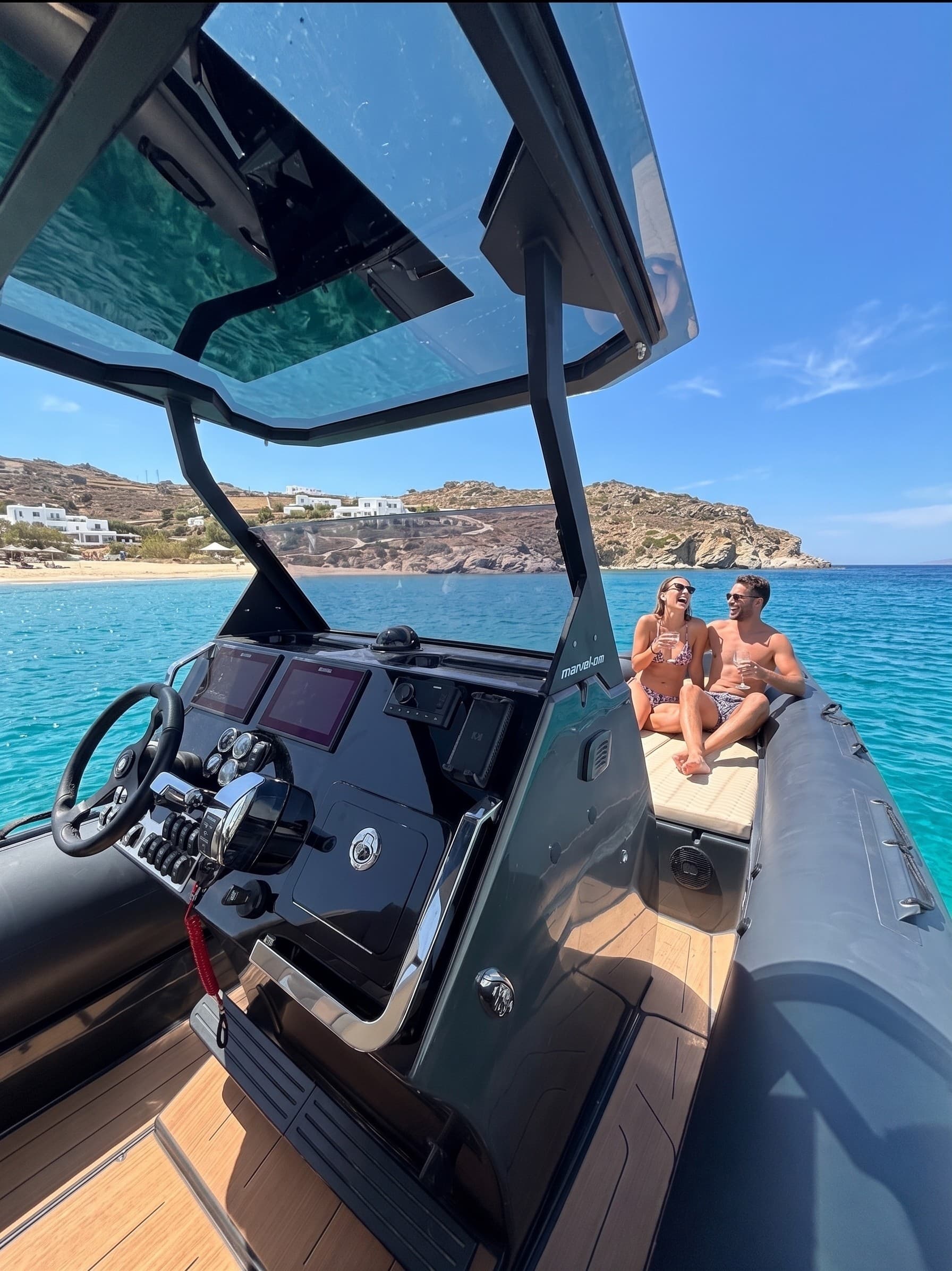 Private RIB Day Cruise From Andros to Mykonos | Luxury Cycladic Sunset Trip photo 1