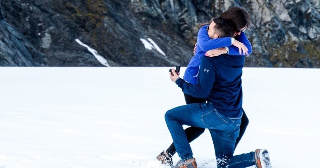 Glacier Proposal Flights with Glacier Country Helicopters