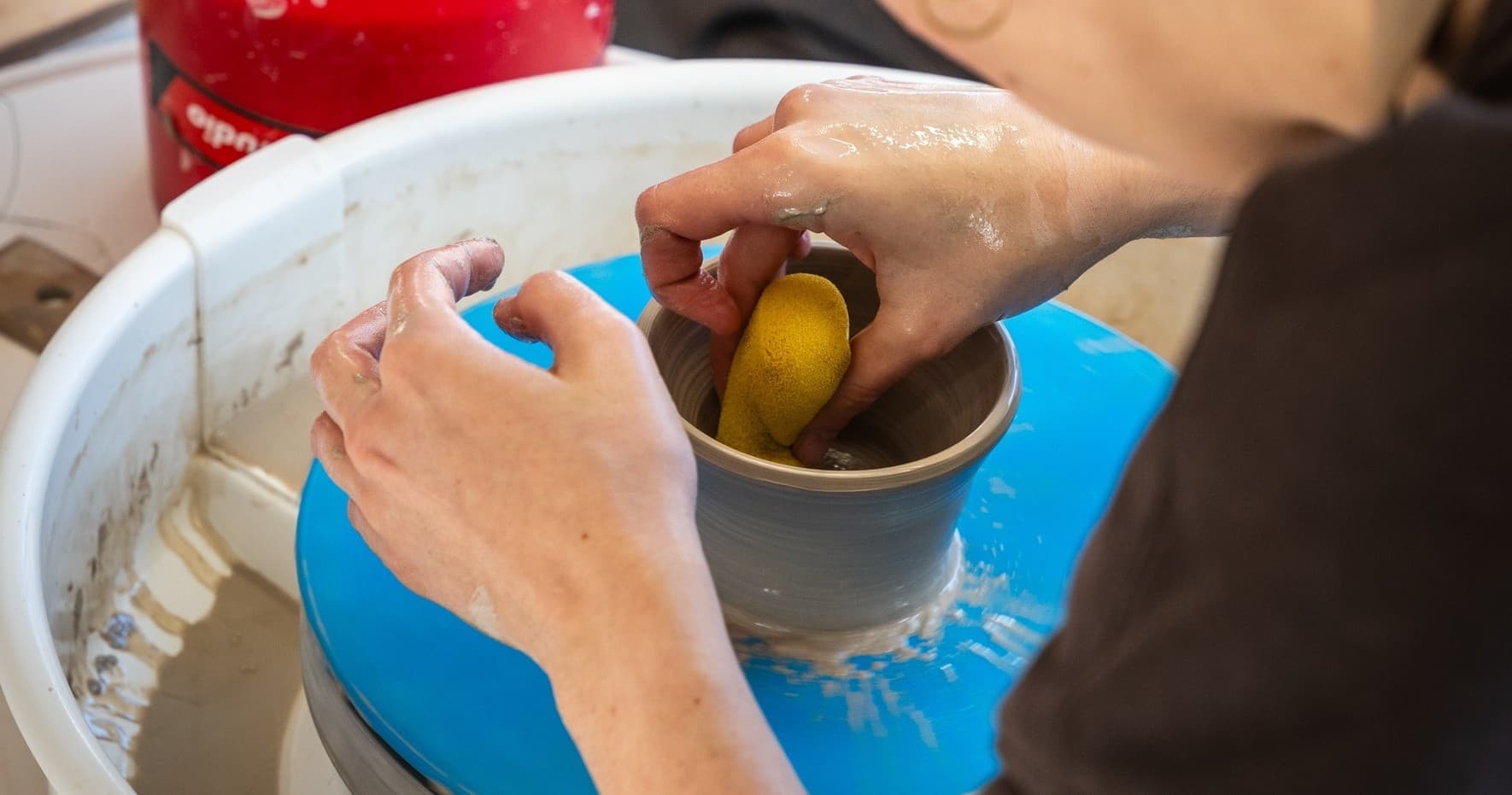 Learn to Throw: Wheelthrowing 101 Fridays at Black Hound Clay Studio South