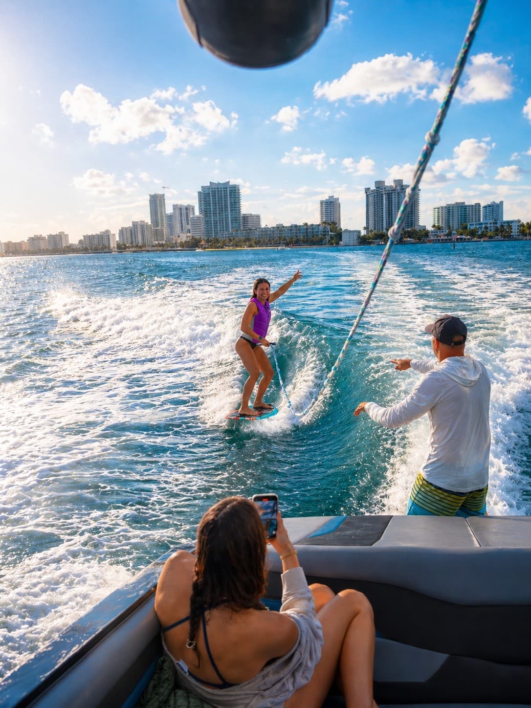 Private Wakesurf and Wakboarding Lessons in Miami: Coach-Led Sessions from Venetian Marina photo 2