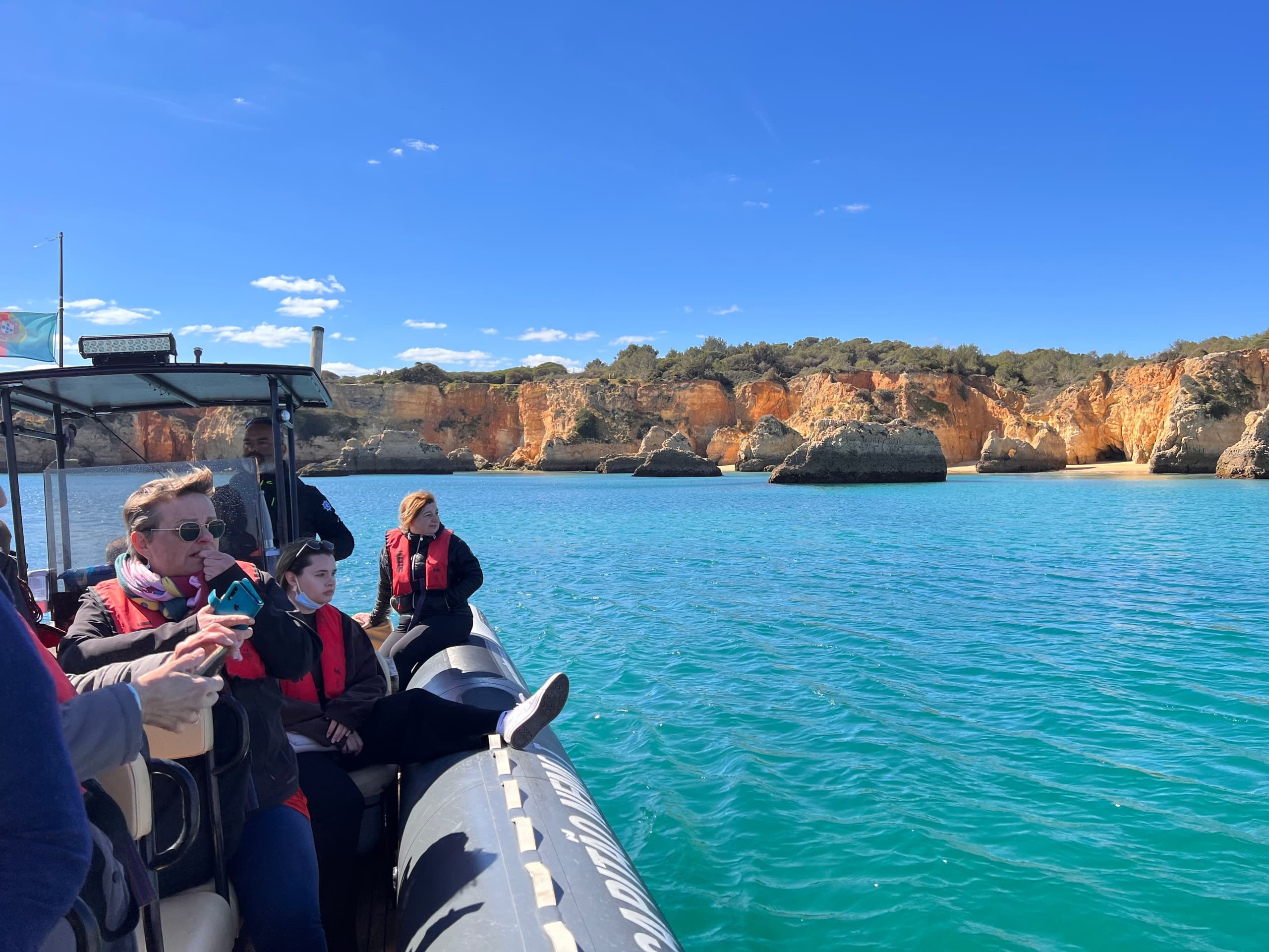 Dolphins & Ponta da Piedade with Capitão Nemo Algarve in Lagoa