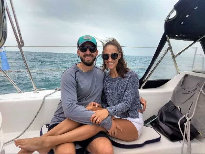 Sunset Sailing for Two: Private Weeknight Charter from Belmont Harbor, Chicago