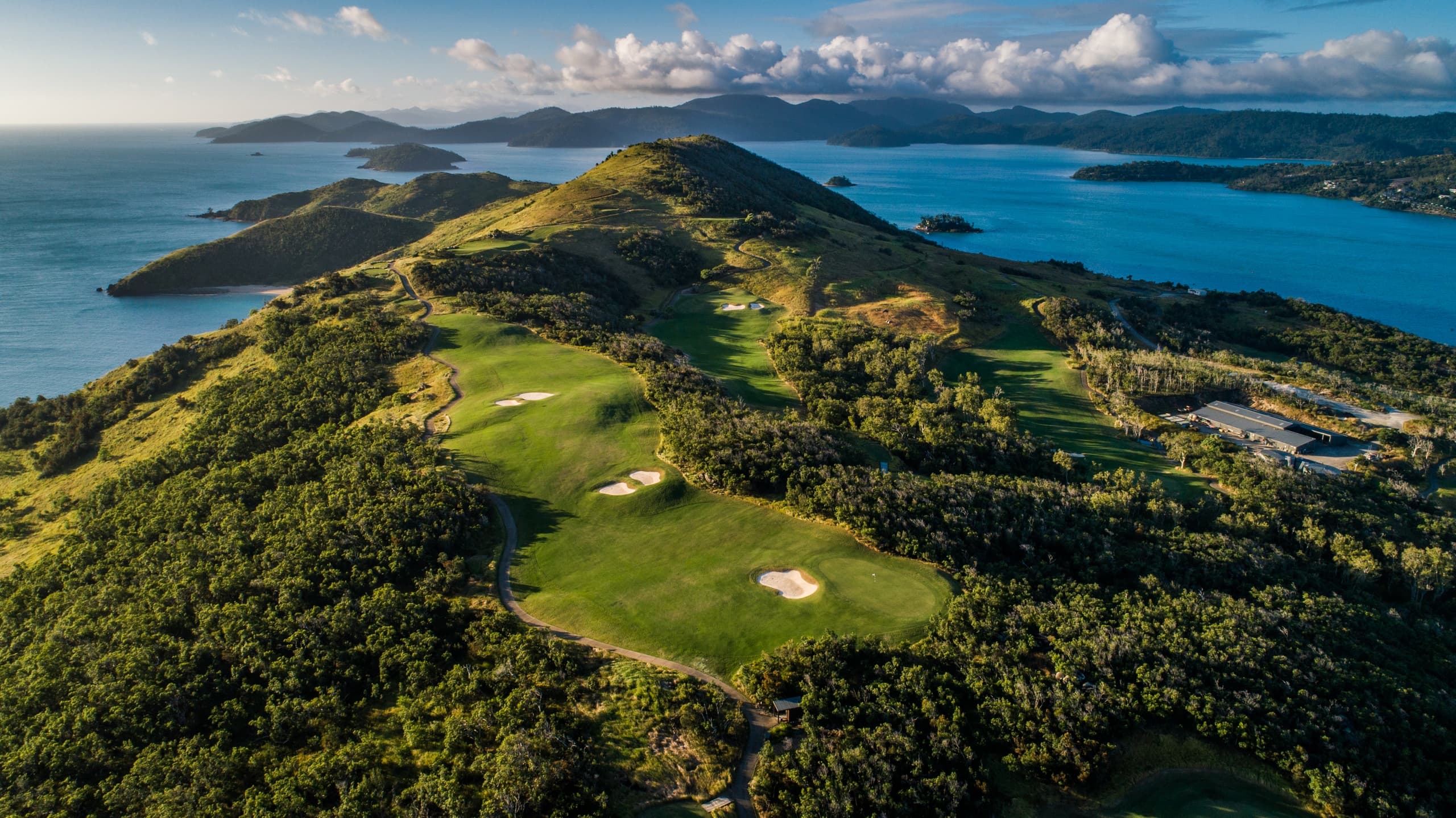Private Jet Hamilton Island Overnight: Dent Island Golf, Heart Reef Helicopter & Spa