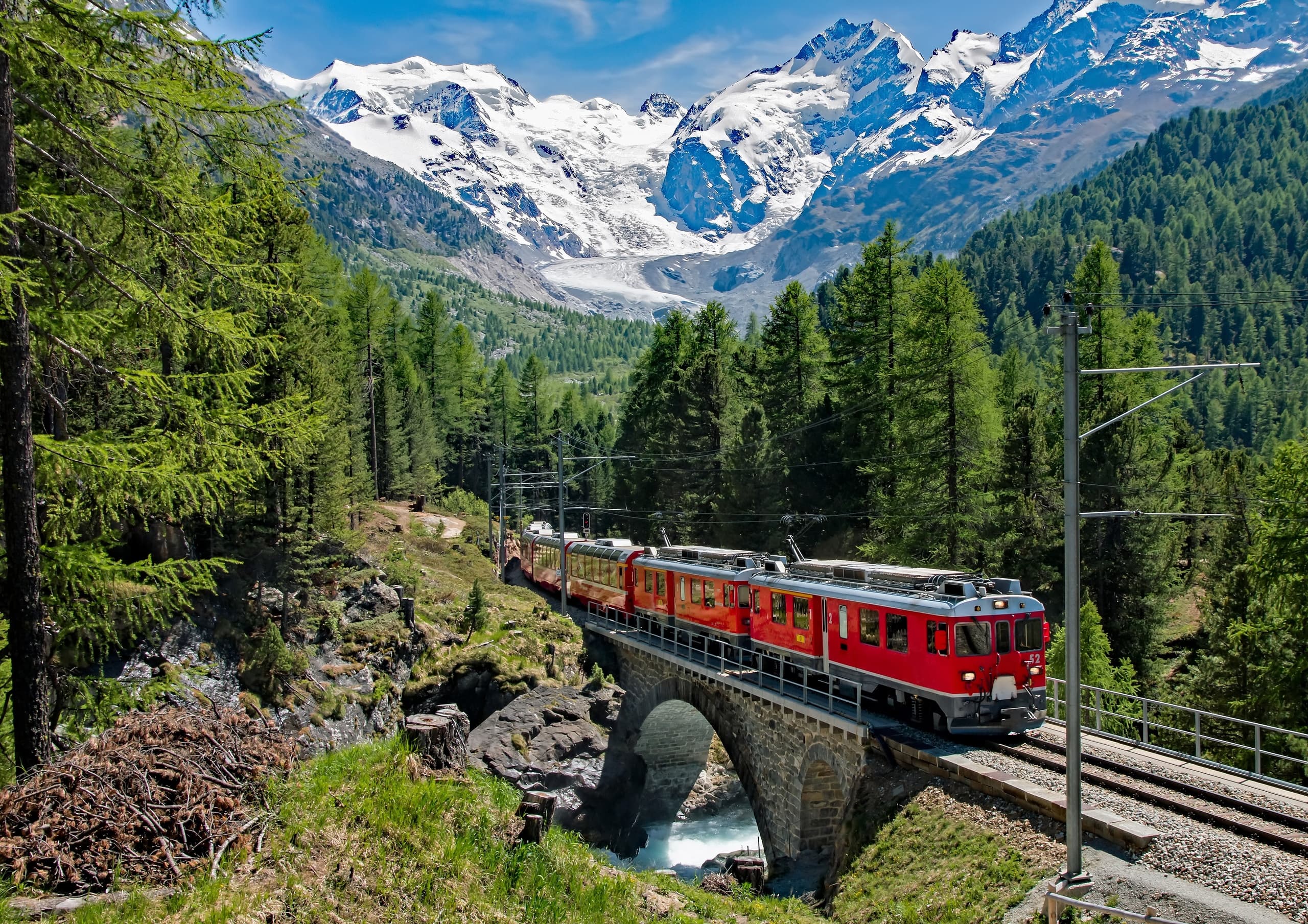 Outdoor Adventures with Bologna Tour: Bernina Train & St. Moritz