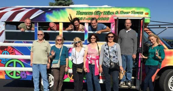 Land Adventures in Traverse City: Happy Hour Wine & Beer Tour