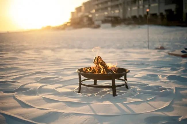 Private Beach Bonfires on Florida’s Emerald Coast — Salty Flame Bonfire Packages