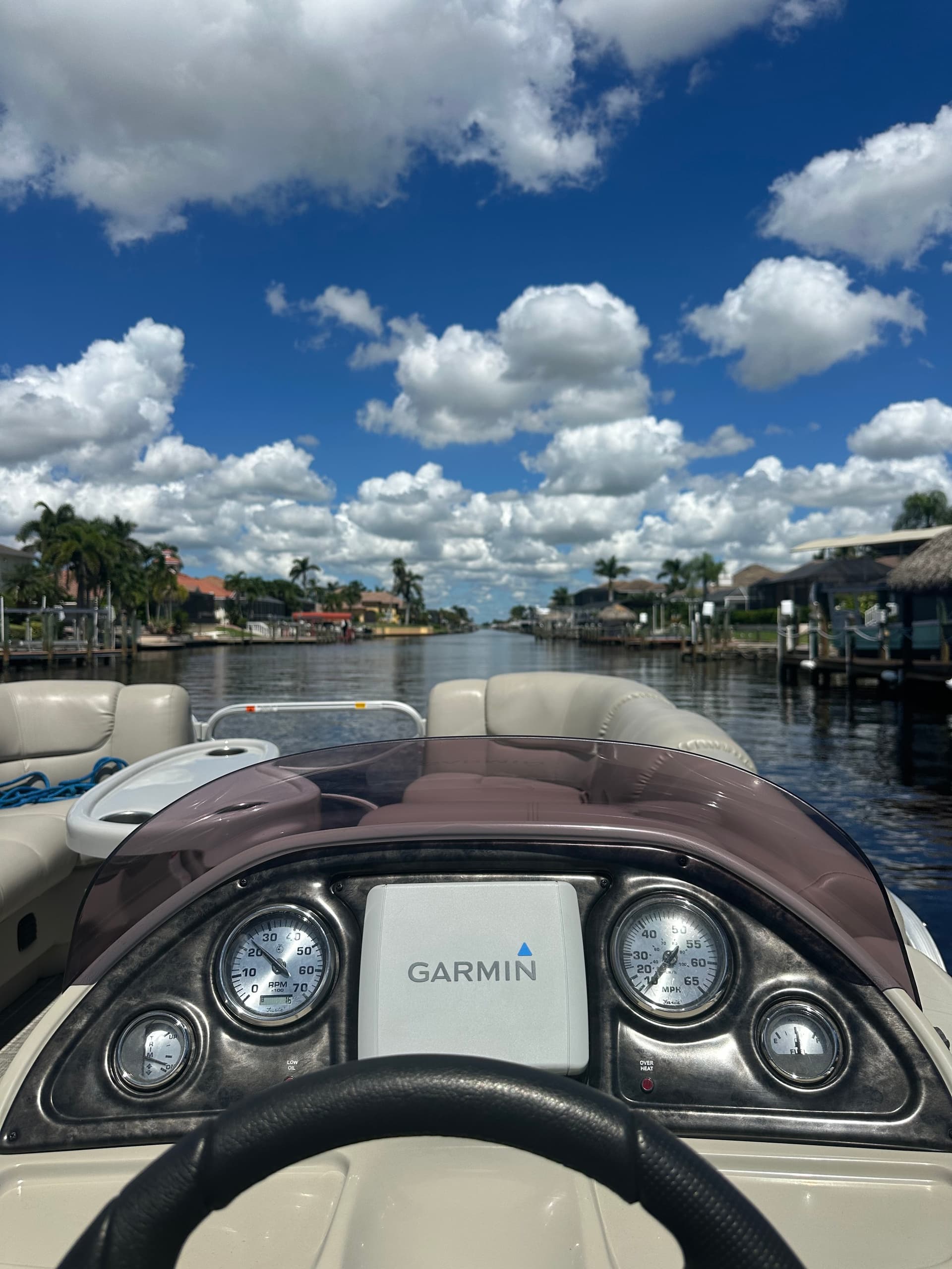 Explore Cape Coral Waters on a 24' Suncatcher Tritoon Boat Rental Adventure photo 2