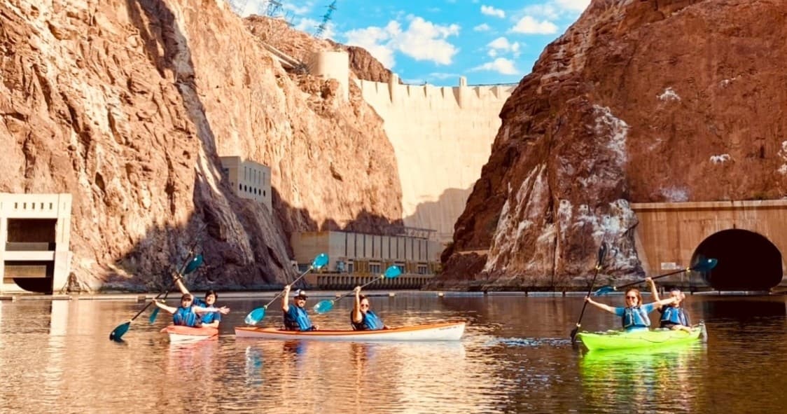 Colorado River Kayak Tour with River Dogz in Las Vegas