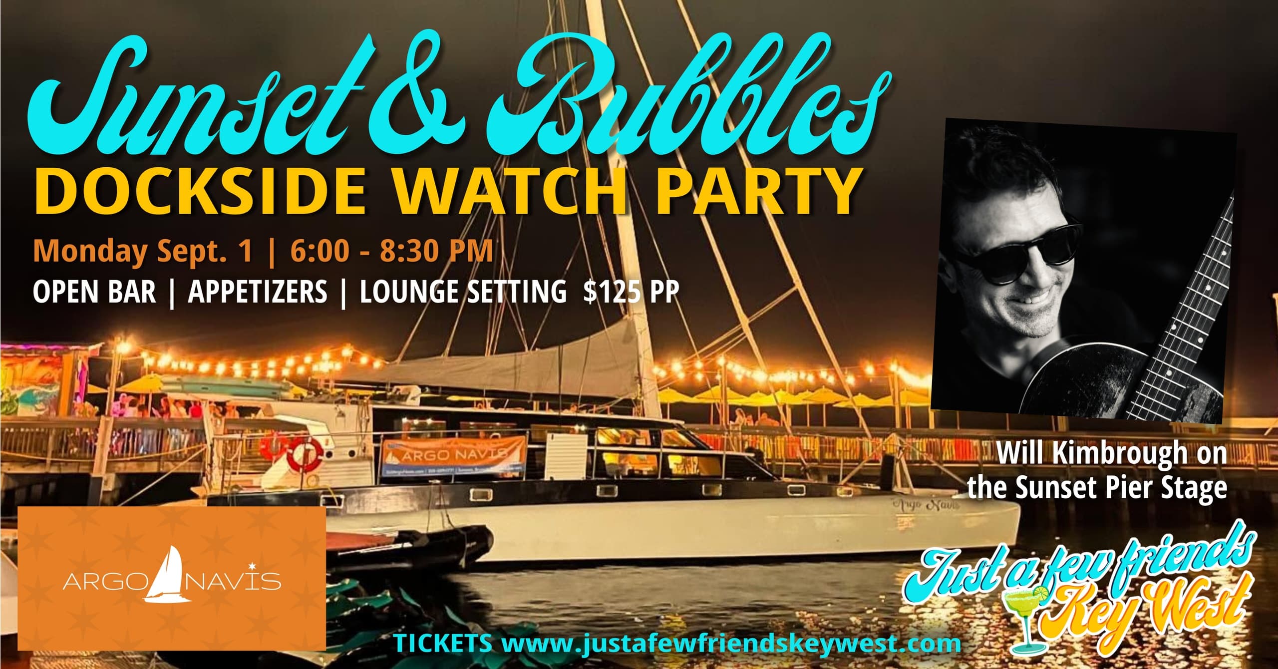 Sunset & Bubbles Watch Party in Key West, Florida