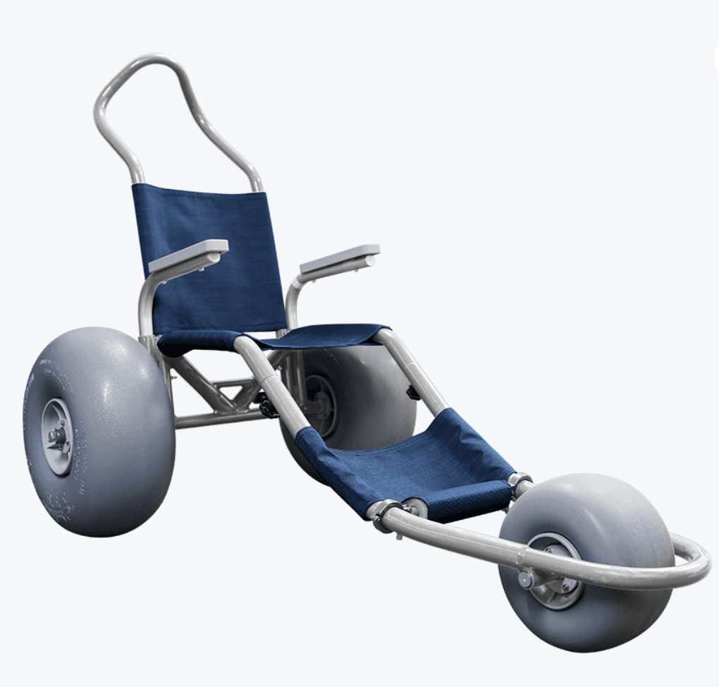 Beach Wheelchair Rentals at Mad Beach Paddlesports, Treasure Island