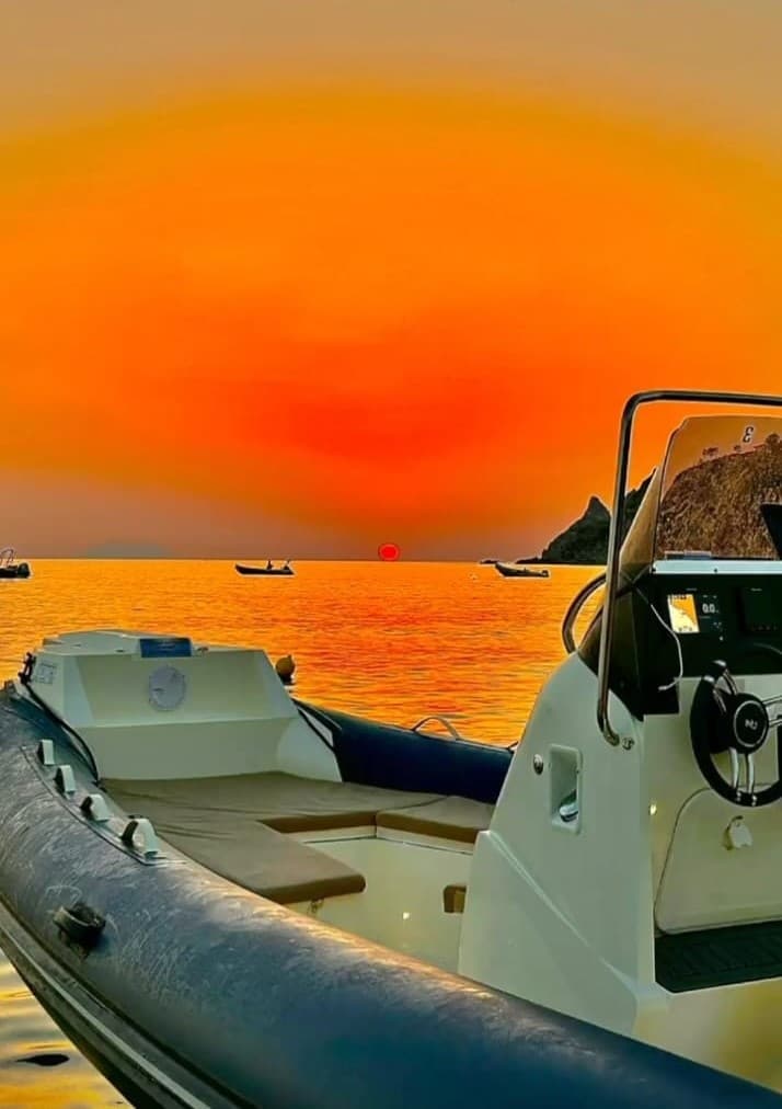Sunset Sail Along Costa degli Dei: Private Romantic Cruise to Praia i Focu photo 1