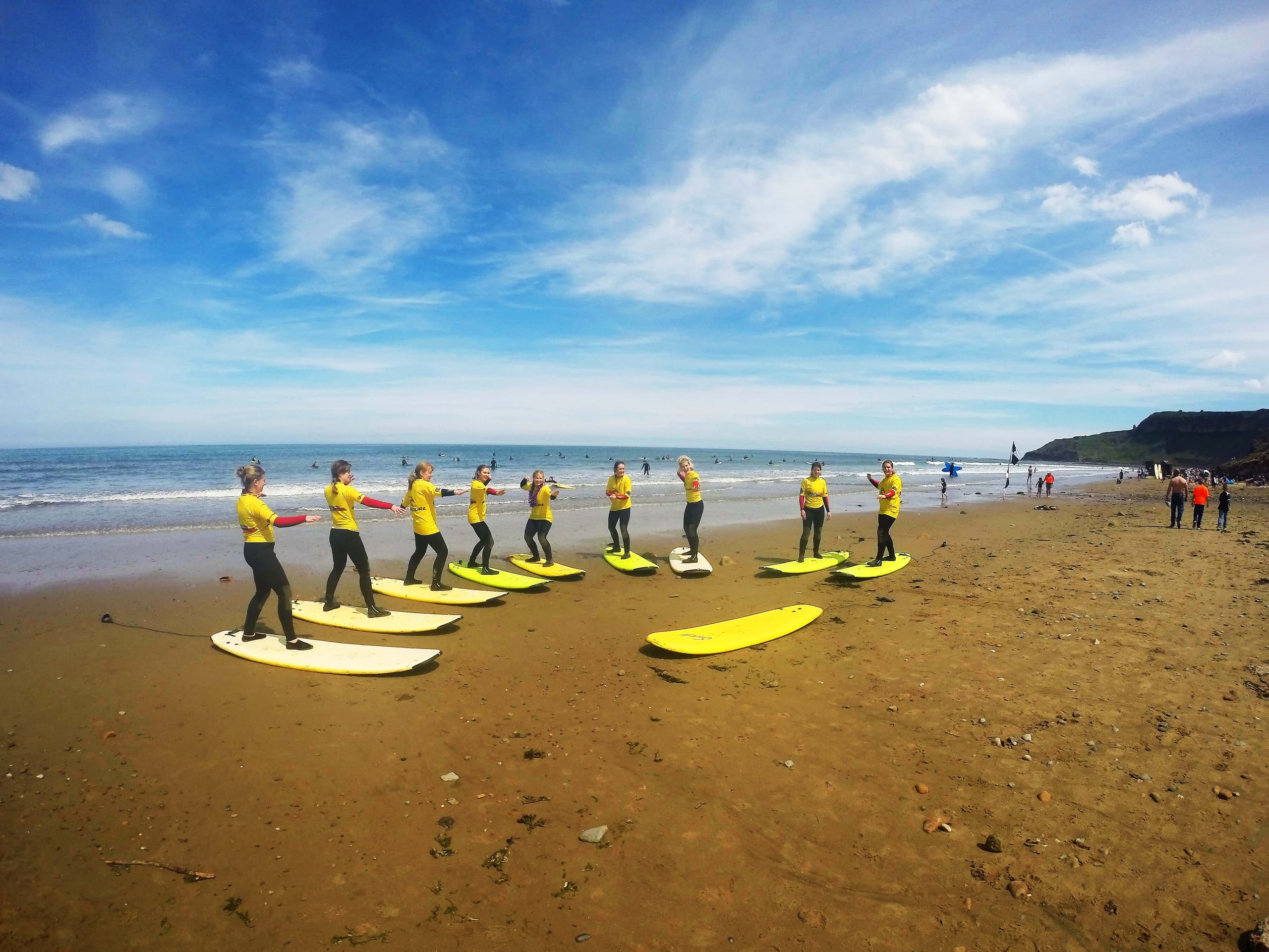 Water Activities at Scarborough Surf School: Beginner Surfing Adventure