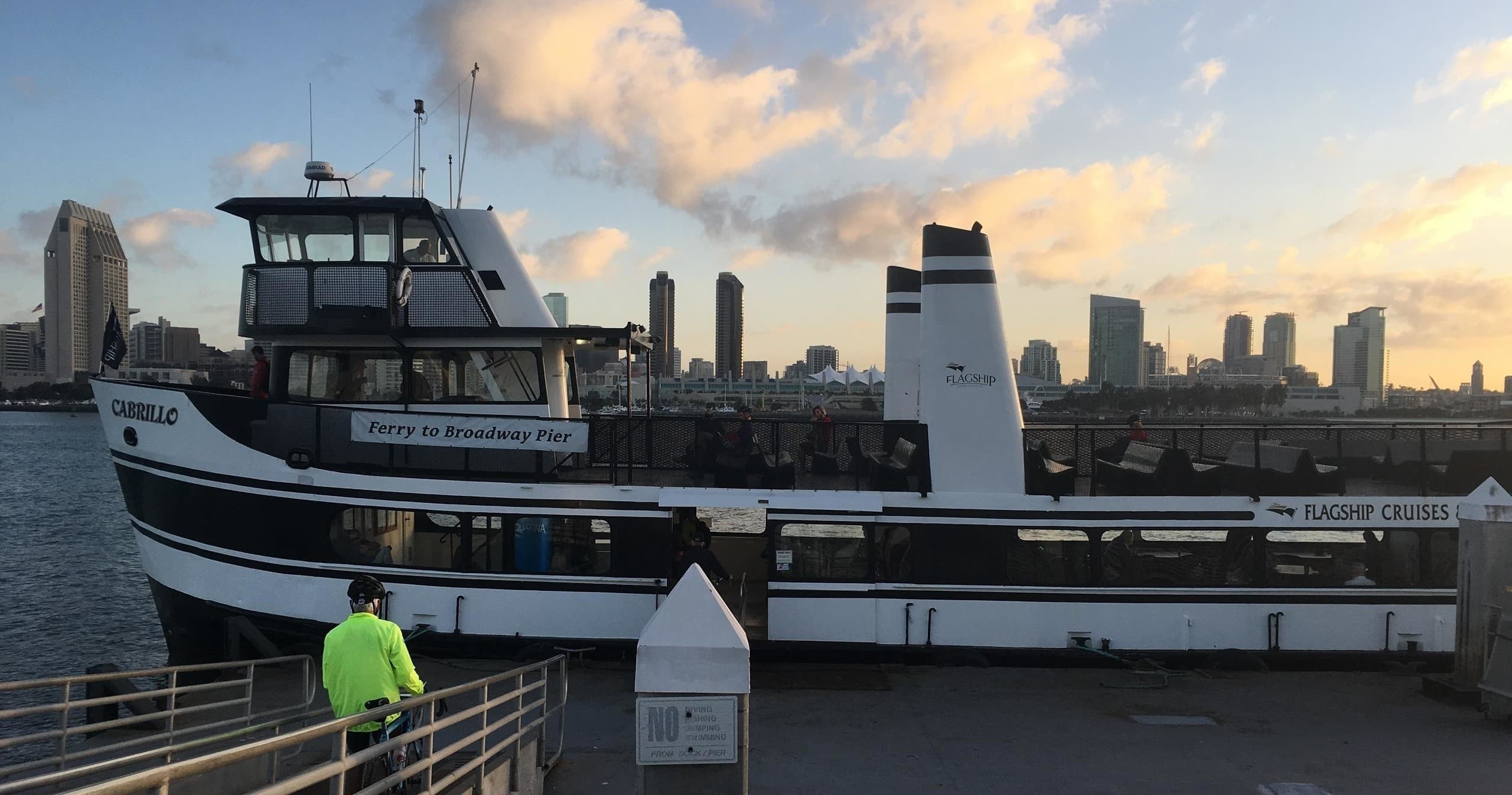 Scenic Ferry Ride in San Diego Bay with Flagship Cruises