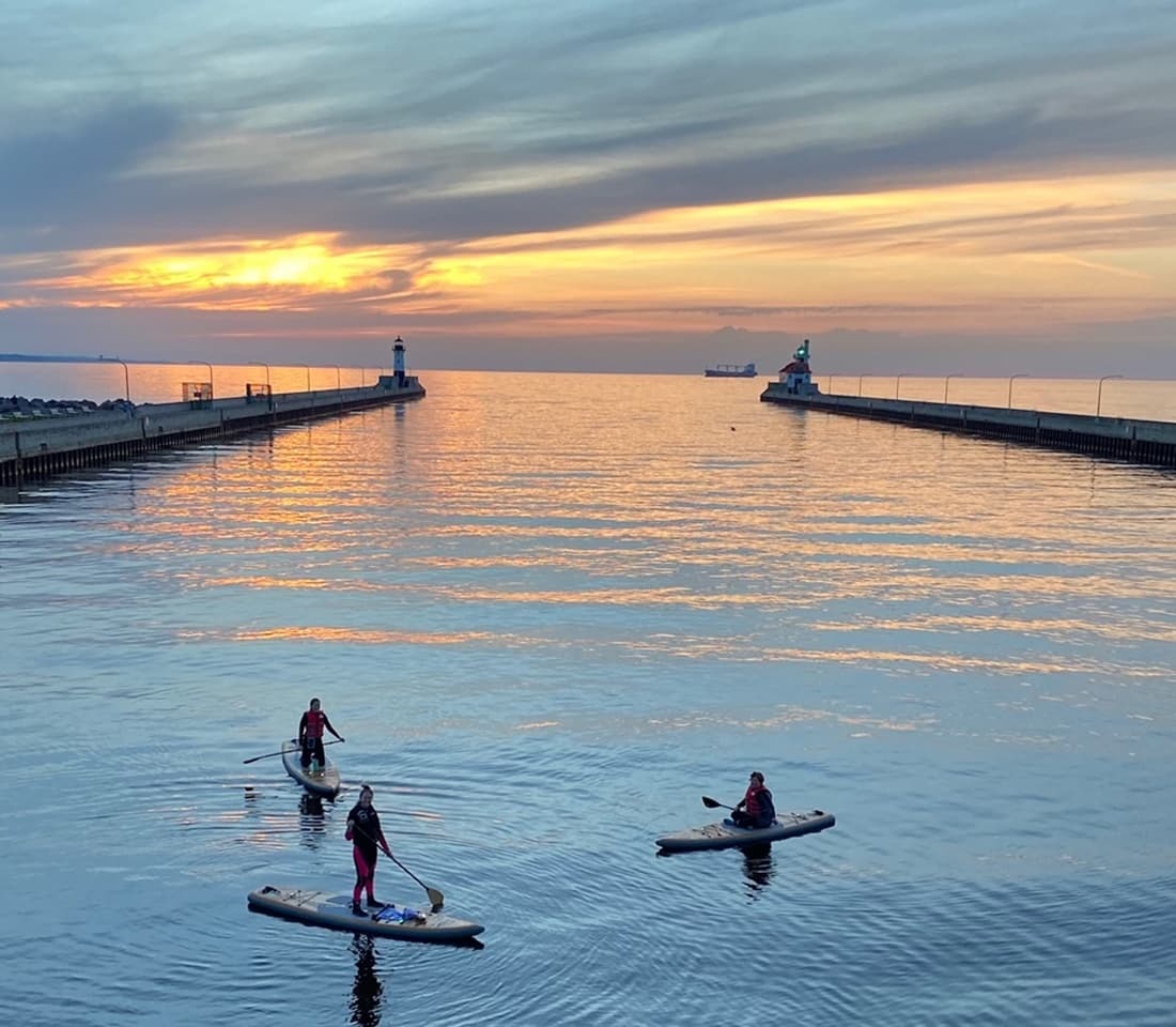 Rise & Ride: Sunrise Paddling on Duluth's Lake Superior