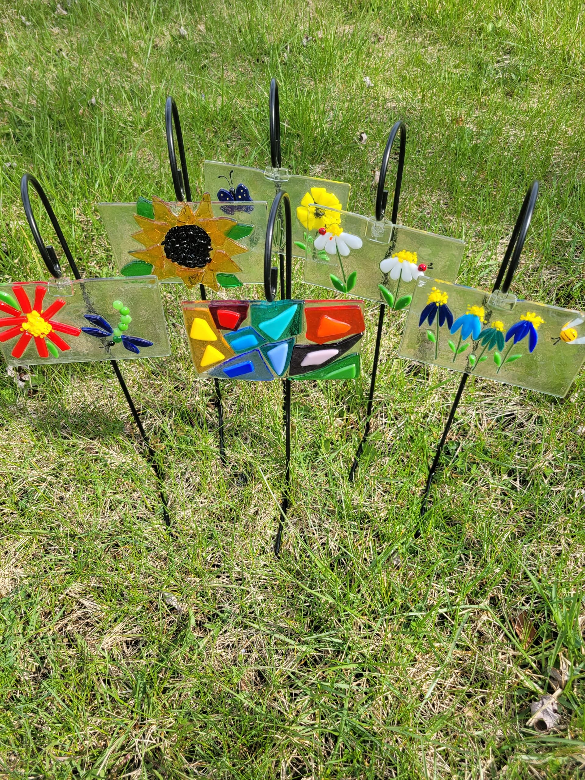 Fused Glass Garden Art with Busy Beaver Arts & Crafts