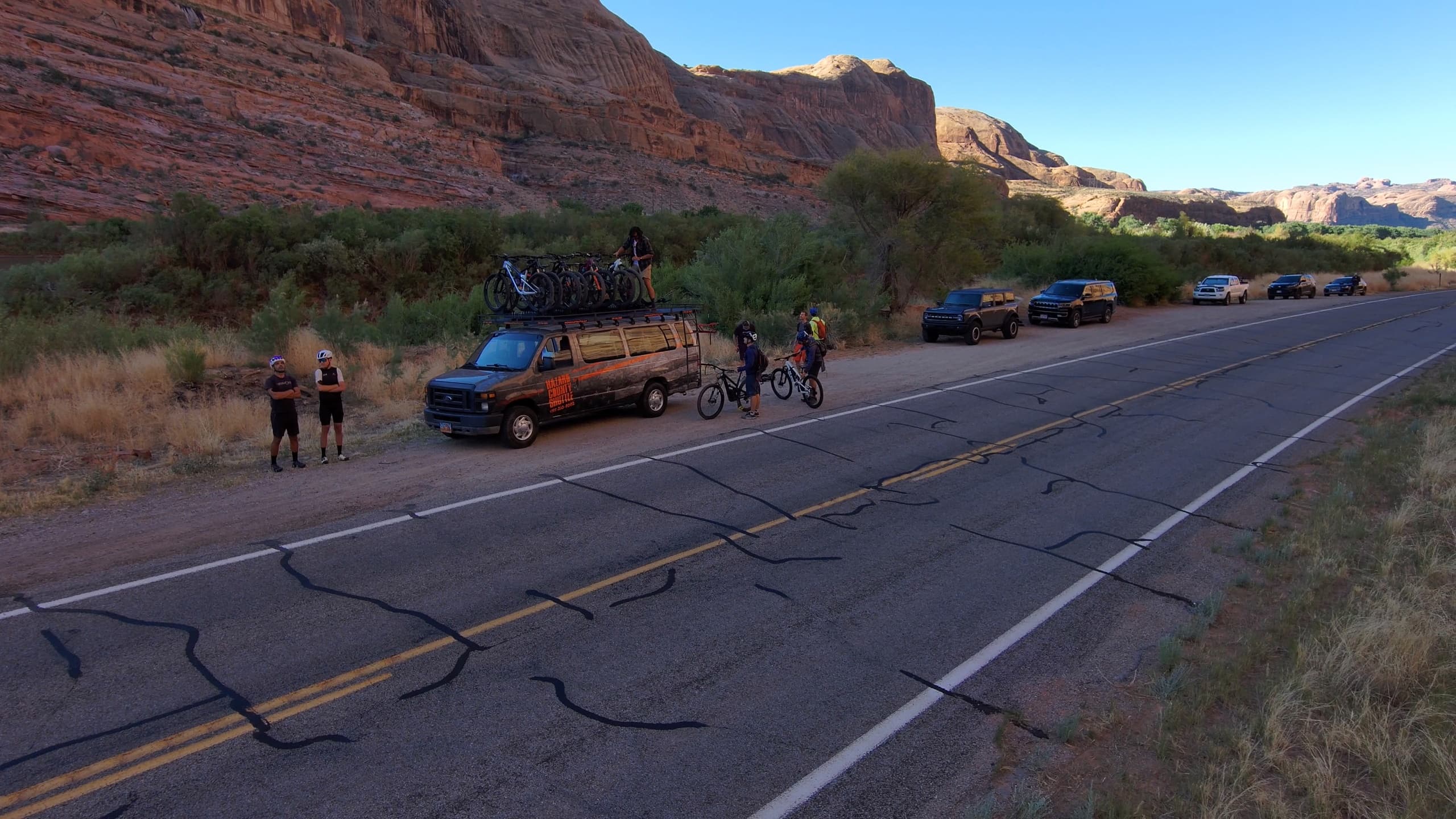 Mountain Biking Adventure in Moab with Hazard County Shuttle