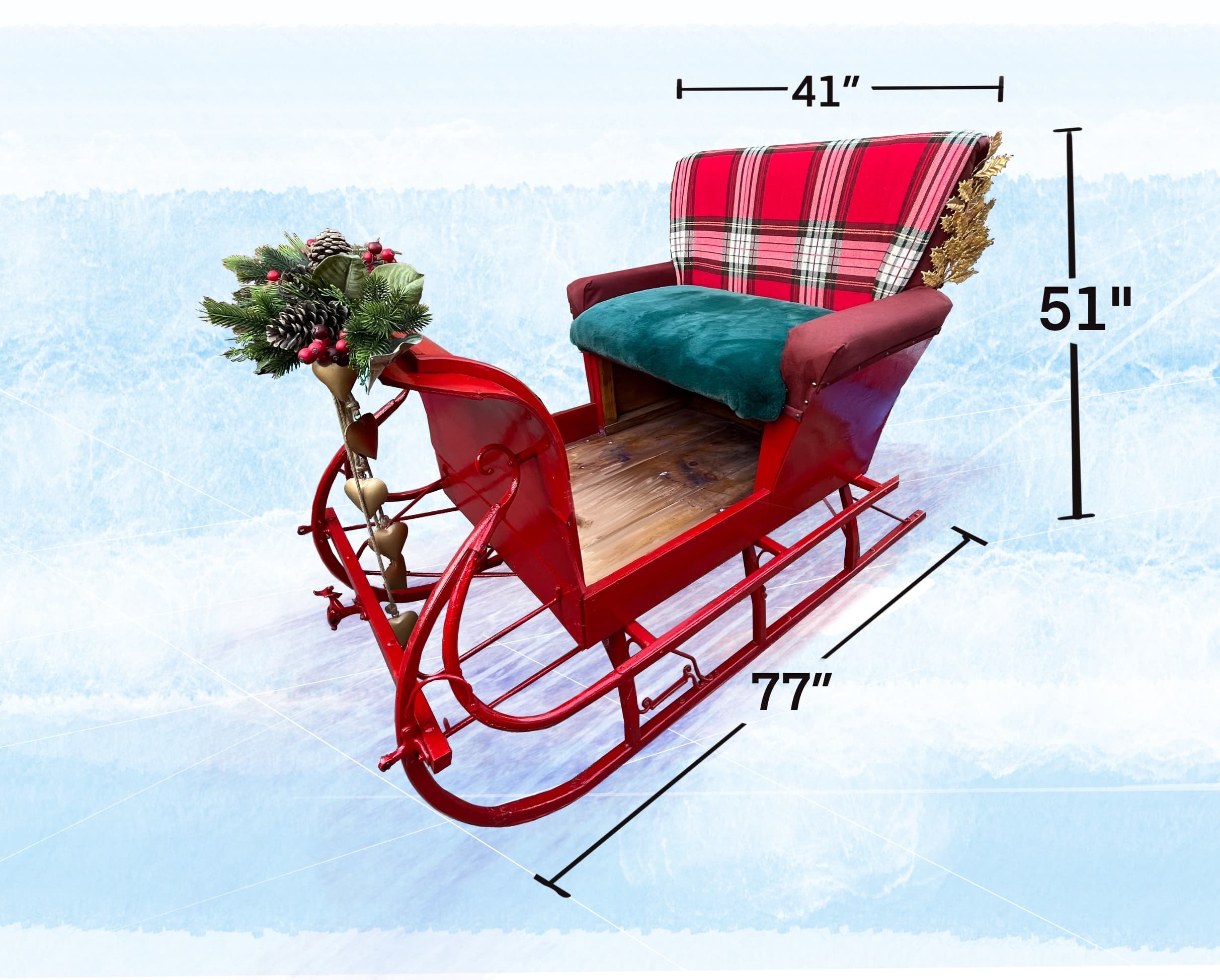 Santa Sleigh Rental in Toronto — Festive Photo-Op & Event Prop Hire