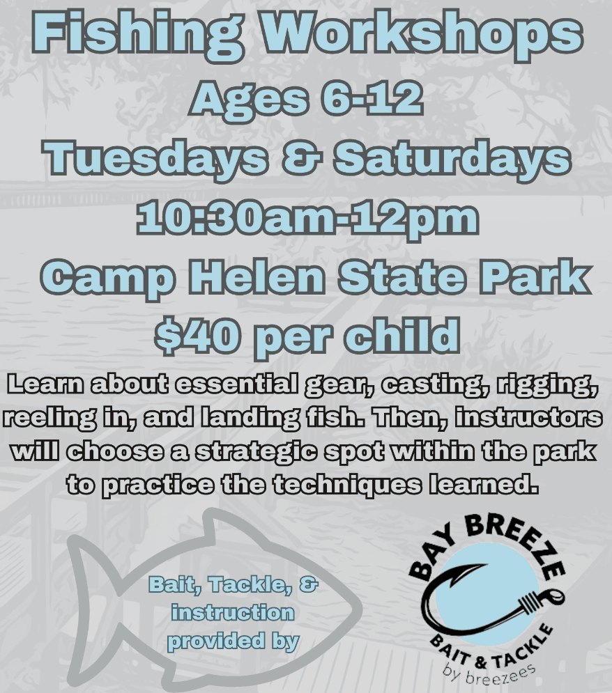Fishing Clinic at Friends of Camp Helen State Park in Panama City Beach