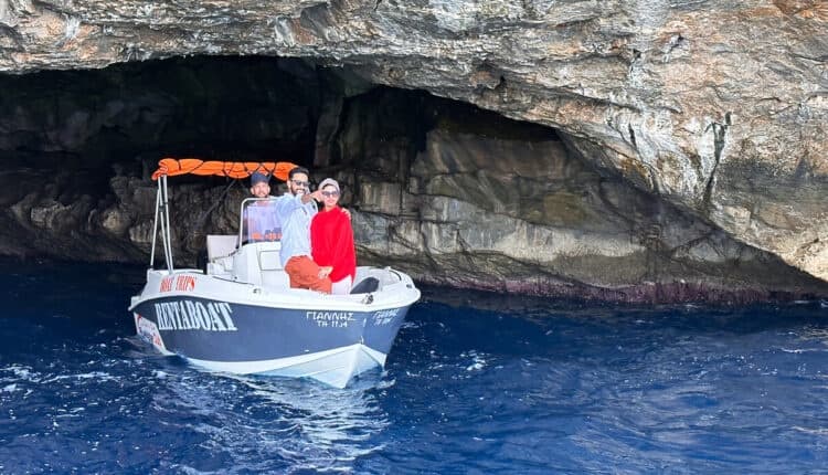 Private Boat Trip with Captain in Agia Pelagia: Cretan Cave and Beach Cruise photo 1
