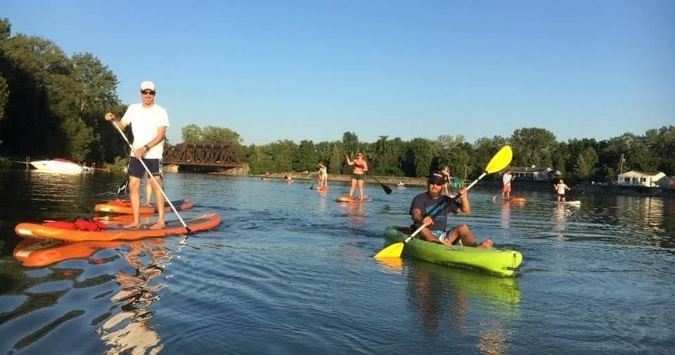 Water Activities at Sunset Bay with SUP Erie Adventures