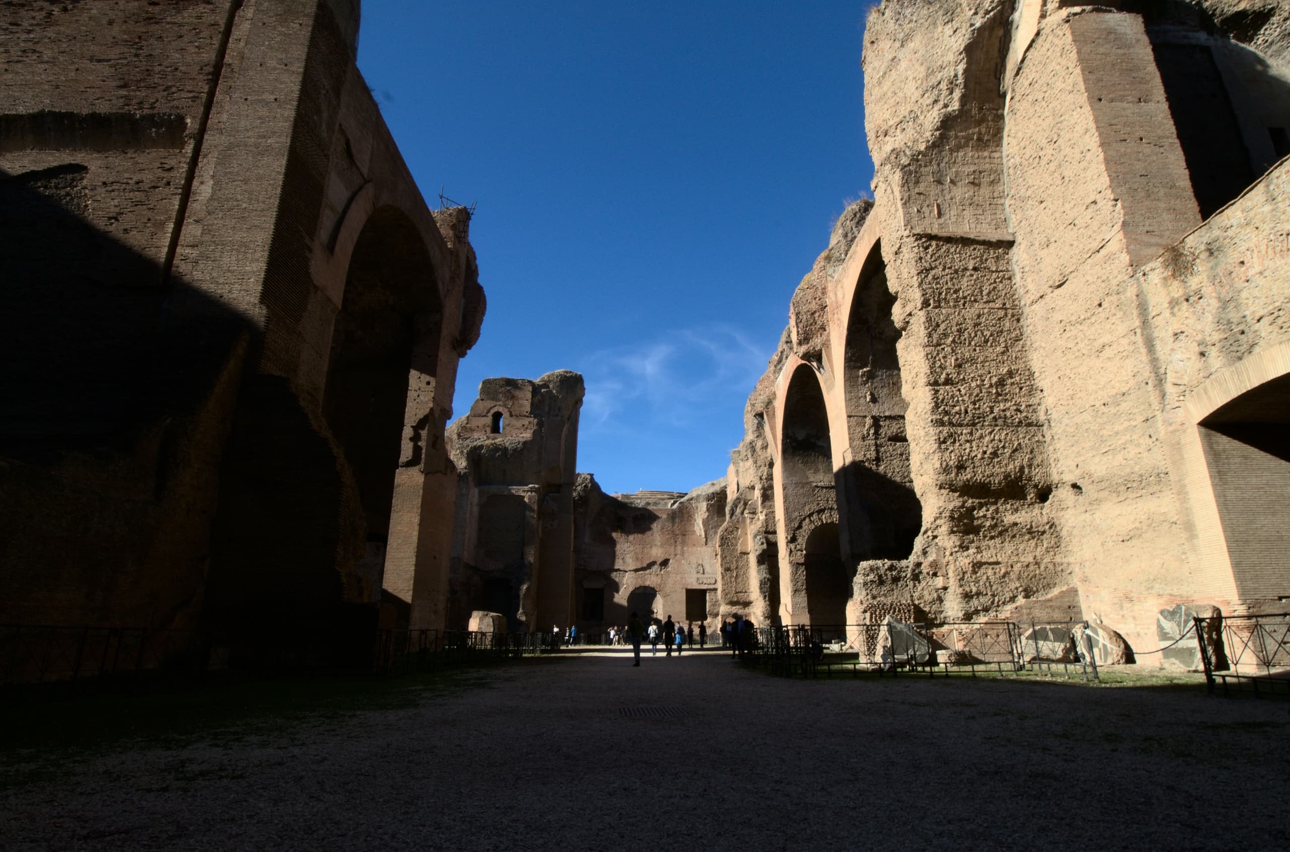Historical Water Activities at Terme di Caracalla in Rome