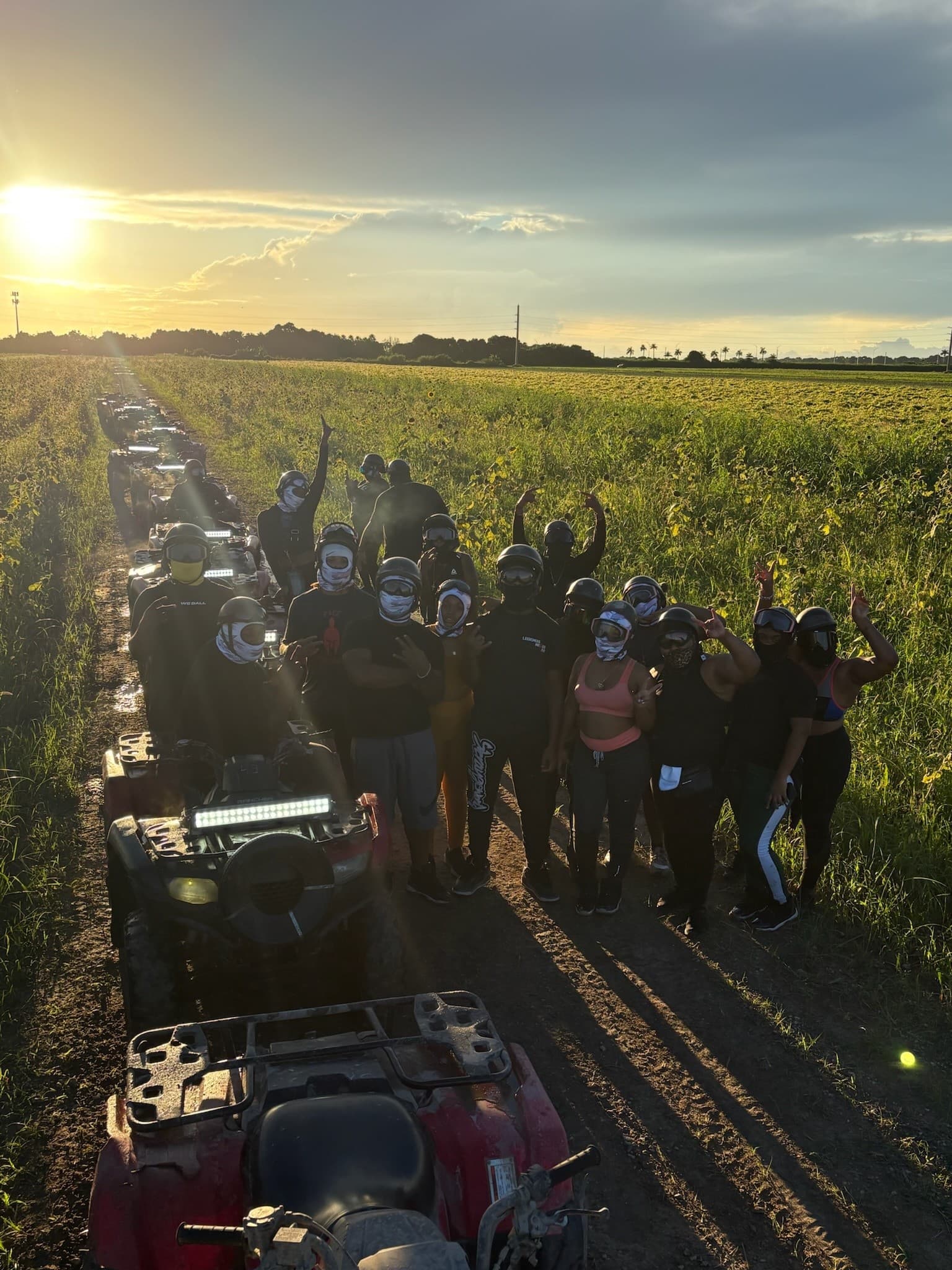 Miami ATV Night Glow and Sunflower Farm Tour — 2 Hour Guided ATV Adventure photo 2