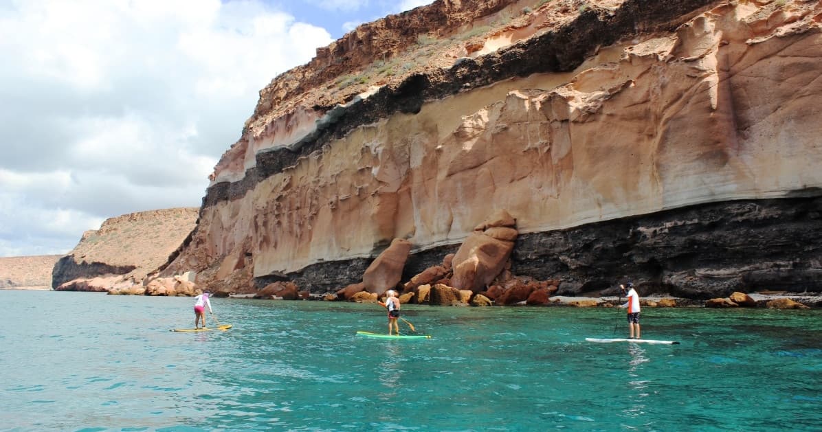 Water Activities with SUP Isla Espíritu Santo in Baja Desconocida