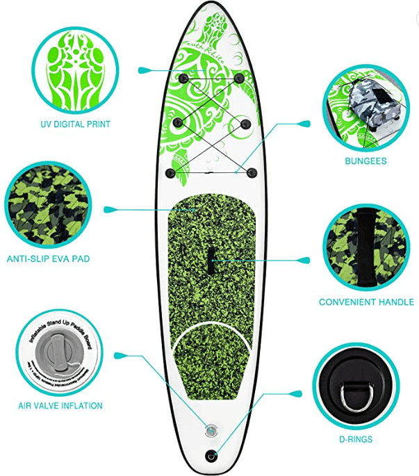 Inflatable Paddle Board Rentals with Akamai Mobility in Lahaina
