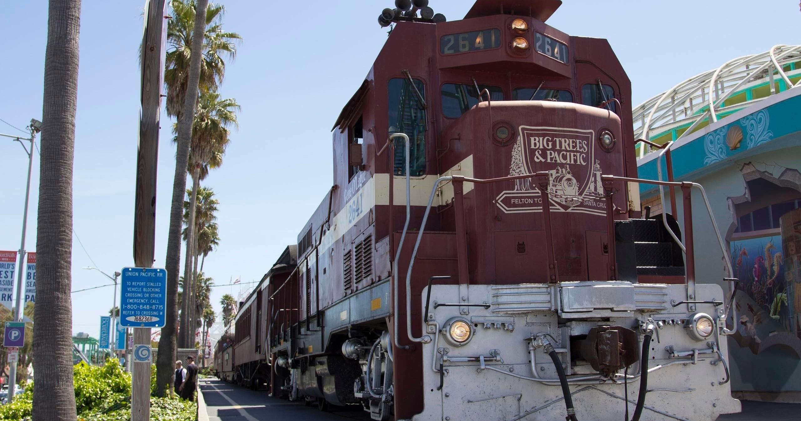 Scenic Beach Train to Santa Cruz from Roaring Camp