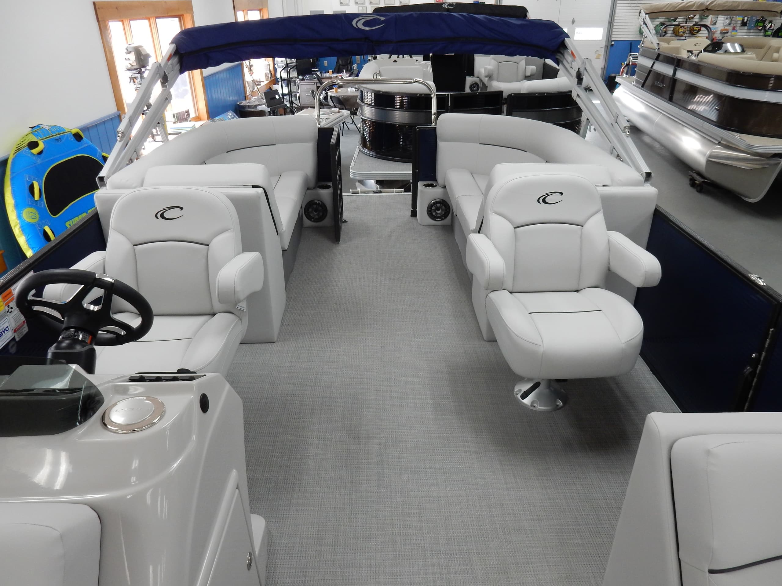 Explore Leland Waters with a 14-Passenger Crest Pontoon