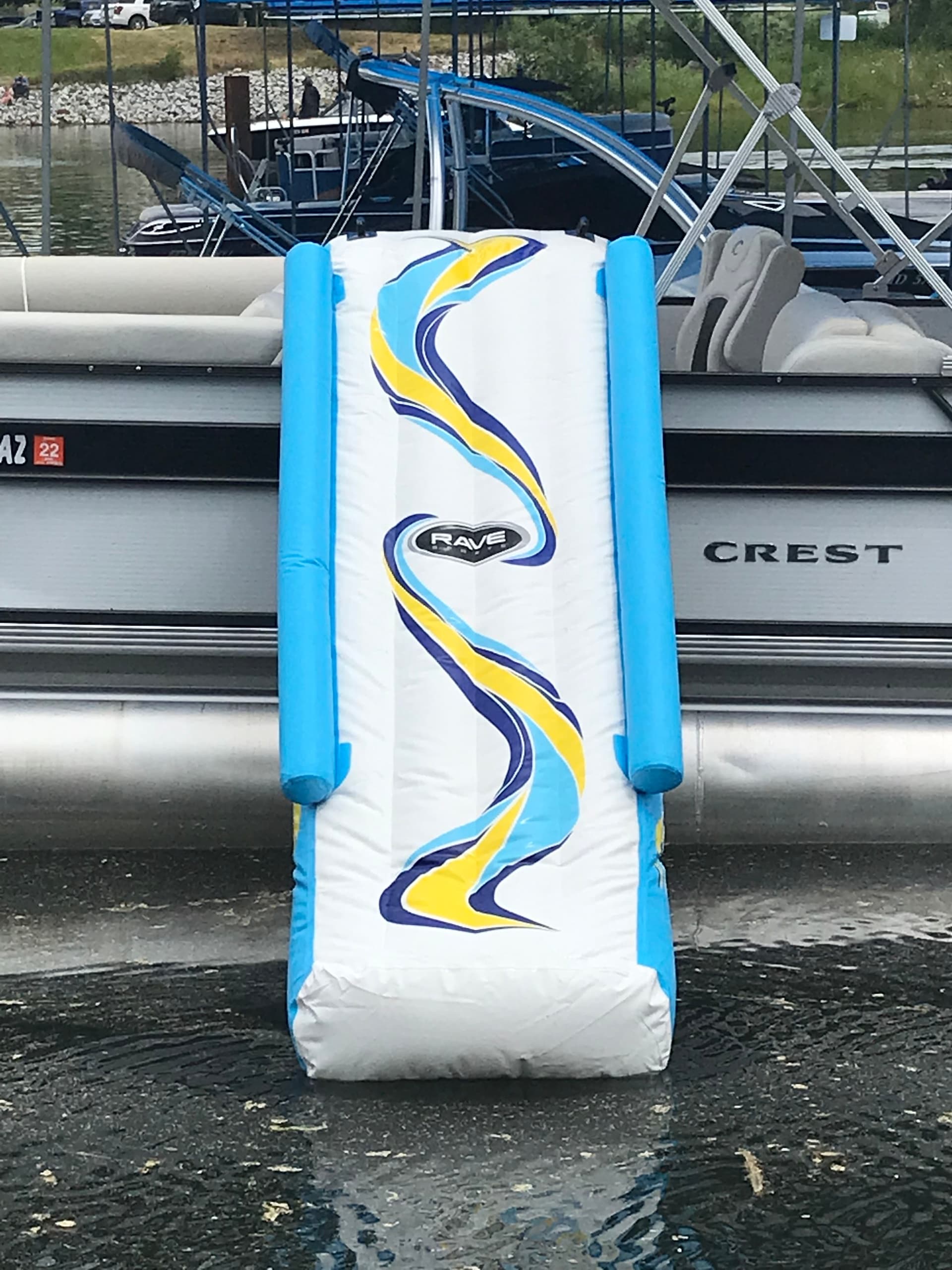 Slide Add-On Fun on Water in Sandpoint, Idaho
