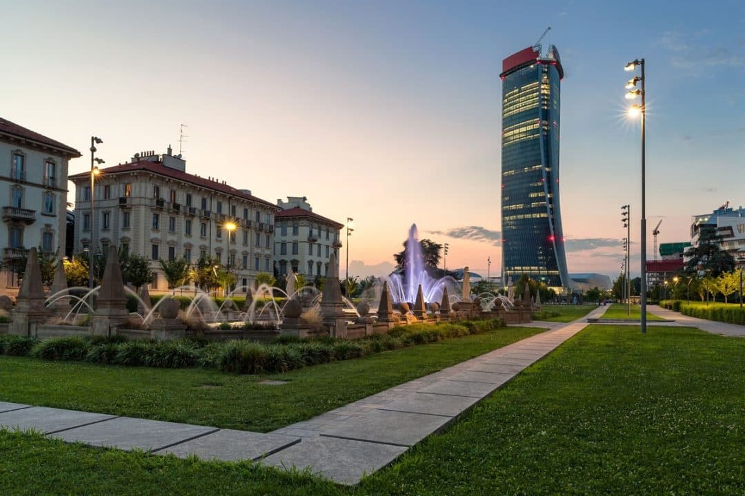 Urban Architecture & Modern Landmarks with City Life Milan