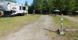 Rustic Camping at Montana Creek Campground’s Camp Site 33