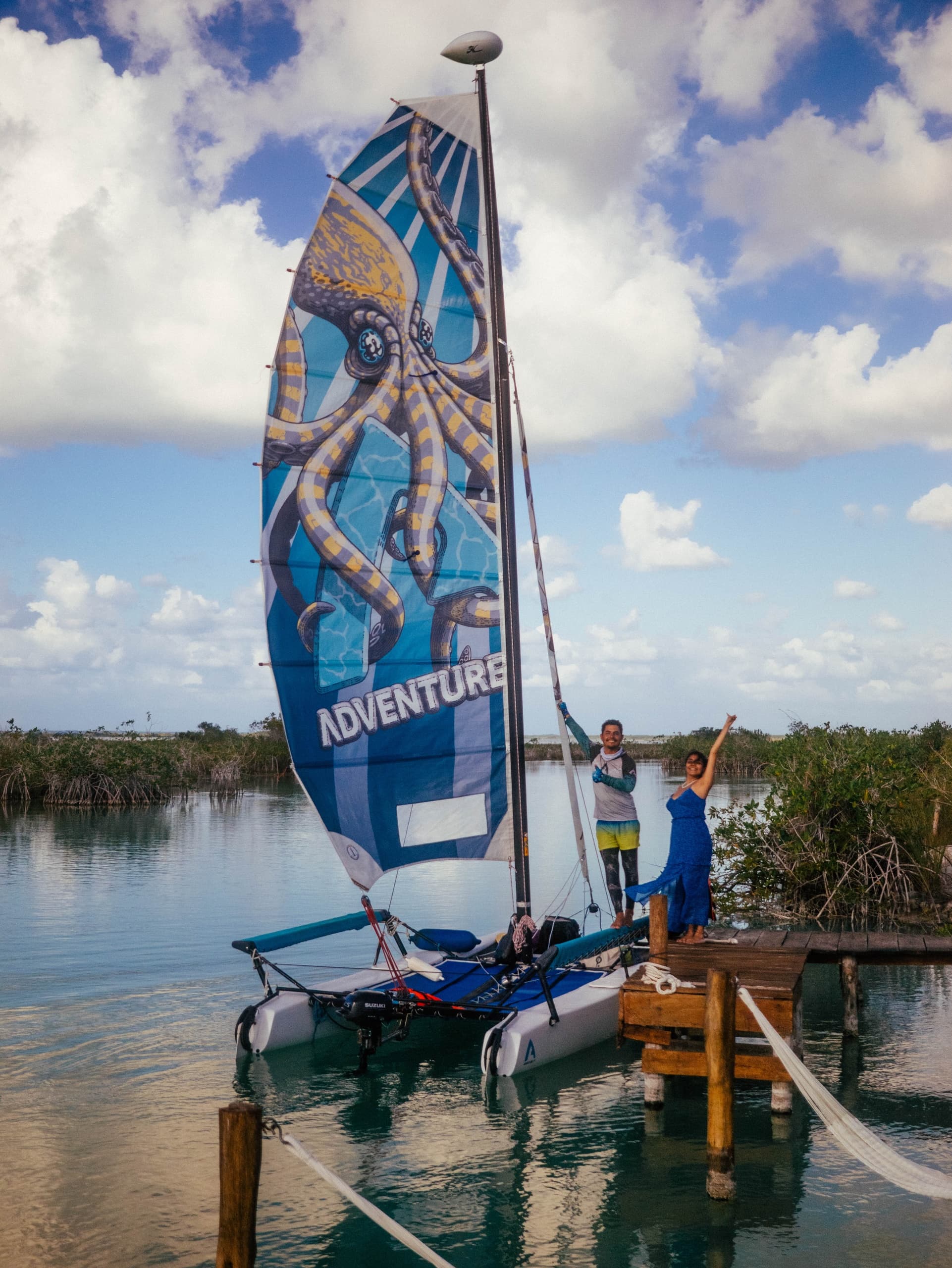 Private Hobie Cat Sailing in Bacalar with Adventure Lab
