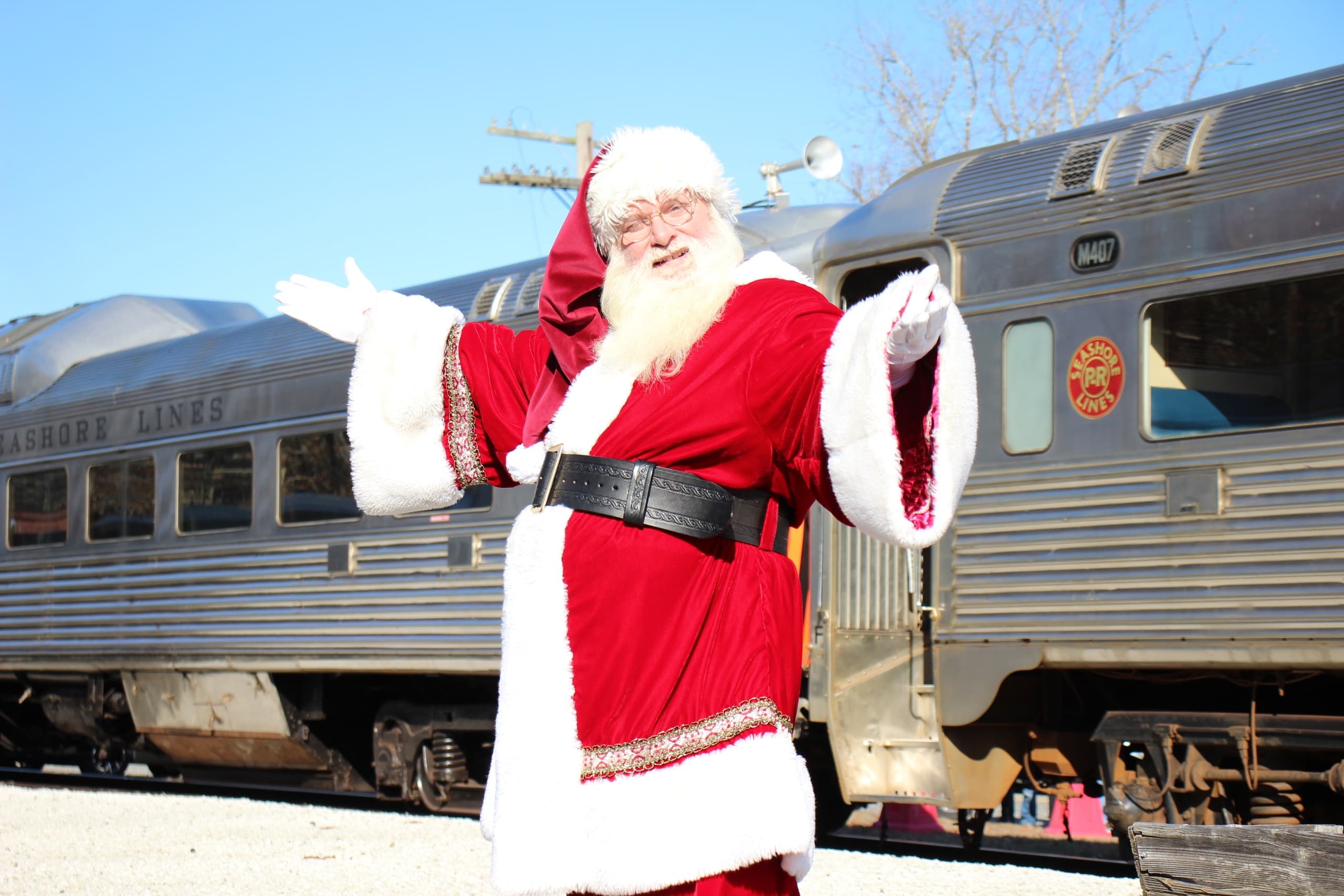 The Santa Express Coach Ride in Buena Vista Township