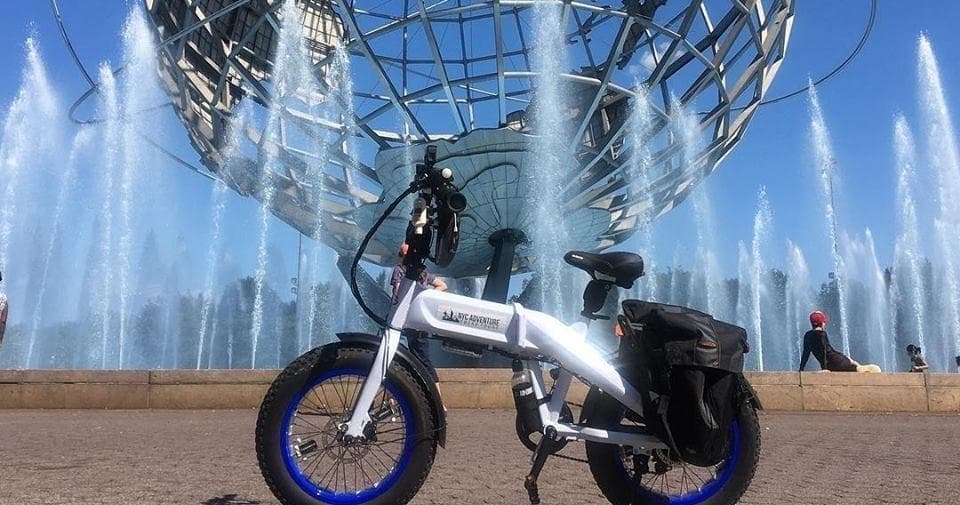 Urban & Scenic E-Bike Tour at Flushing Meadows Park with NYC Adventure