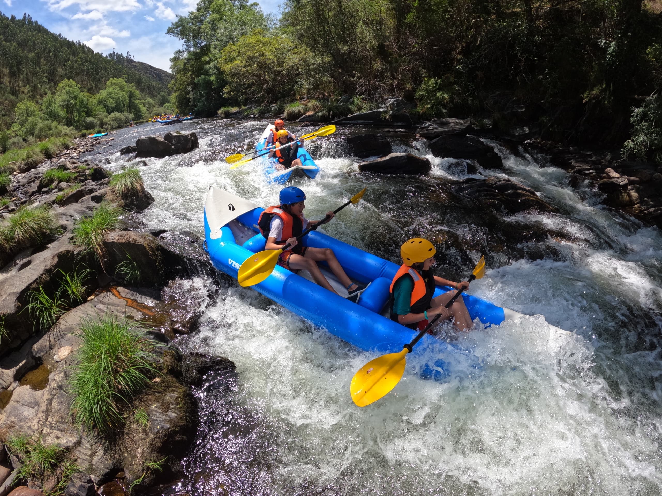 Cano-Rafting with NaTour Way in Canelas, Portugal