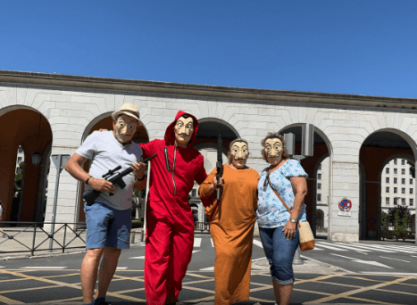 La Casa de Papel Tour by TukTuk World Tours in Madrid