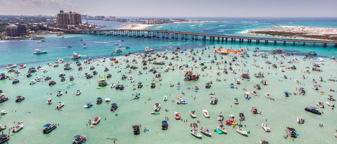 Sea Adventure with Happy's Watersports at Crab Island, Destin