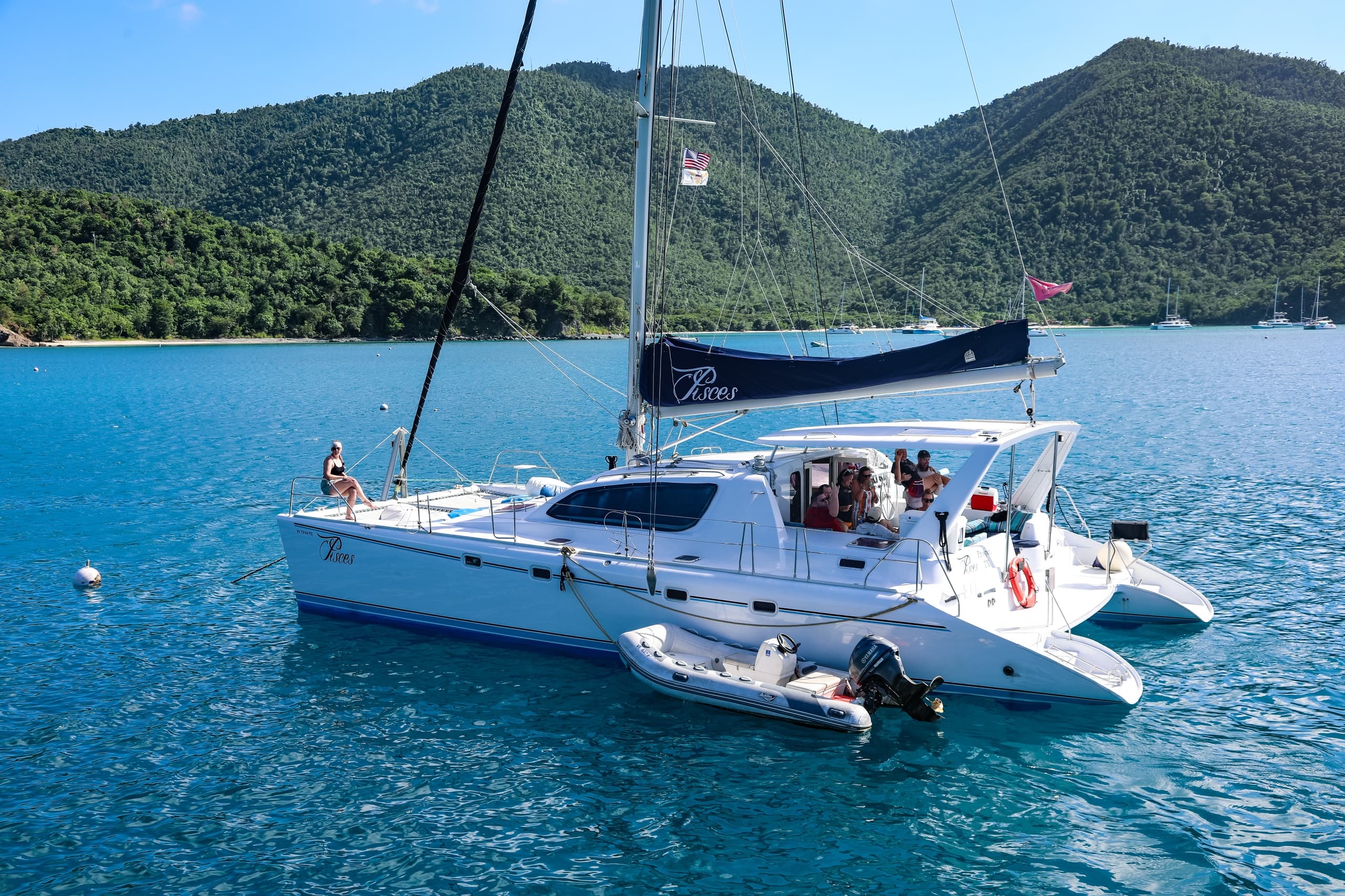 Experience Ultimate Luxury on a Full Day Sailing Yacht Pisces Charter in St. Thomas