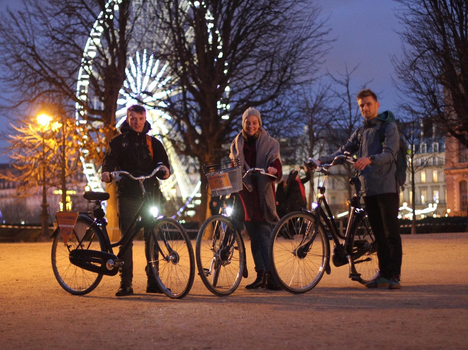 Night Bike Tour of Paris with Holland Bikes Tours
