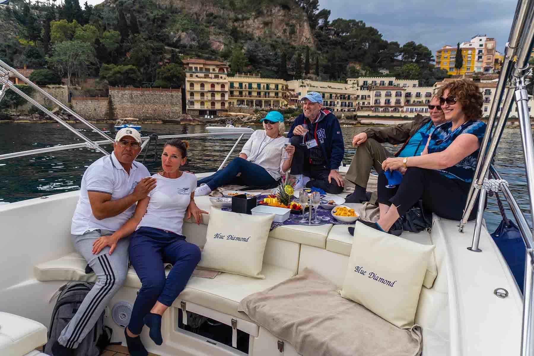 Luxury Walking & Boat Tour in Taormina, Sicily