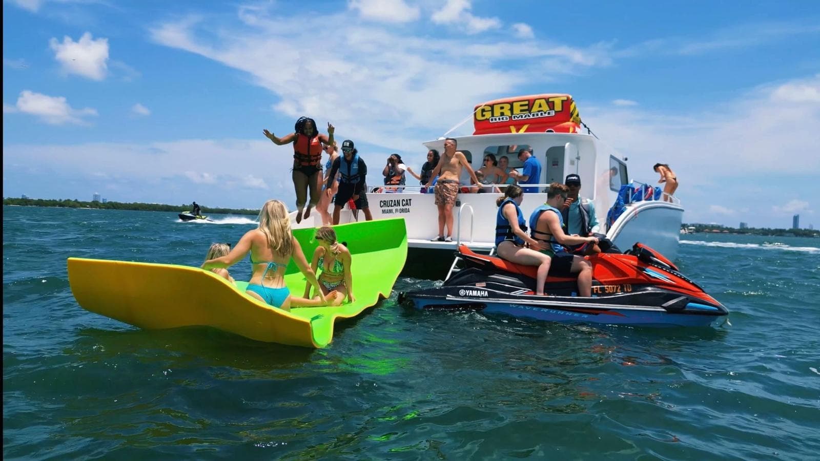 Miami Catamaran Watersports: Jet Ski, Banana Boat & Island Cruise